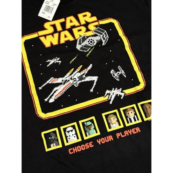Star‎ Wars Choose Your Player T-shirt Mens Large NEW. Video Game style graphics - Picture 5 of 9